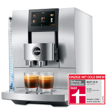 Z10 Aluminium White (EA)  inkl. JURA Kaffeebohnen-Probierpaket (7 x 250g), Wertgarantie 5 Jahre Komfort JURA - 3000