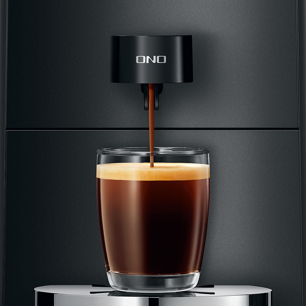 ONO Coffee Black (EA)  inkl. JURA Kaffeemühle P.A.G Black (EA) 25048), Wertgarantie 5 Jahre Komfort JURA - 300